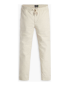 Front view of model wearing Sahara Khaki Men's Straight Tapered Fit California Pull-On Pants.
