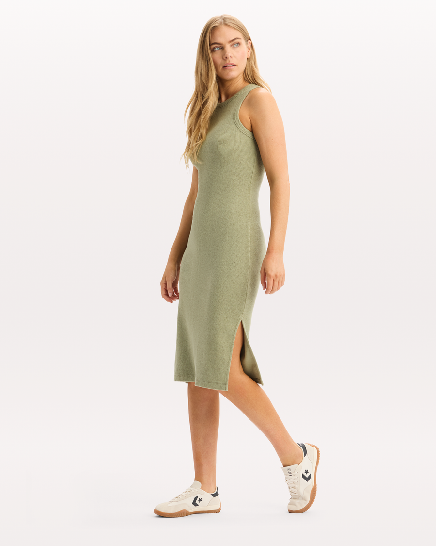 slim fit tank dress Tank Dress with Loft Knit, Slim Fit