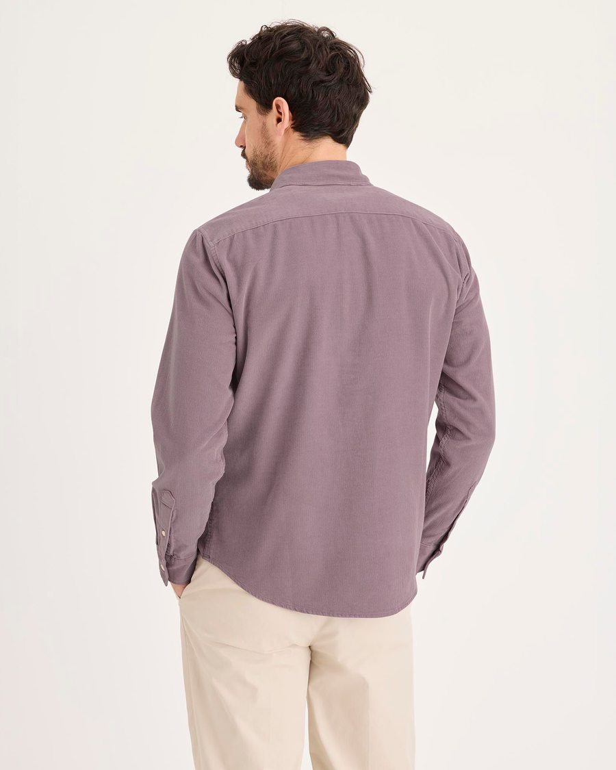 Back view of model wearing Toadstool Ultimate Shirt Long Sleeve, Regular Fit.