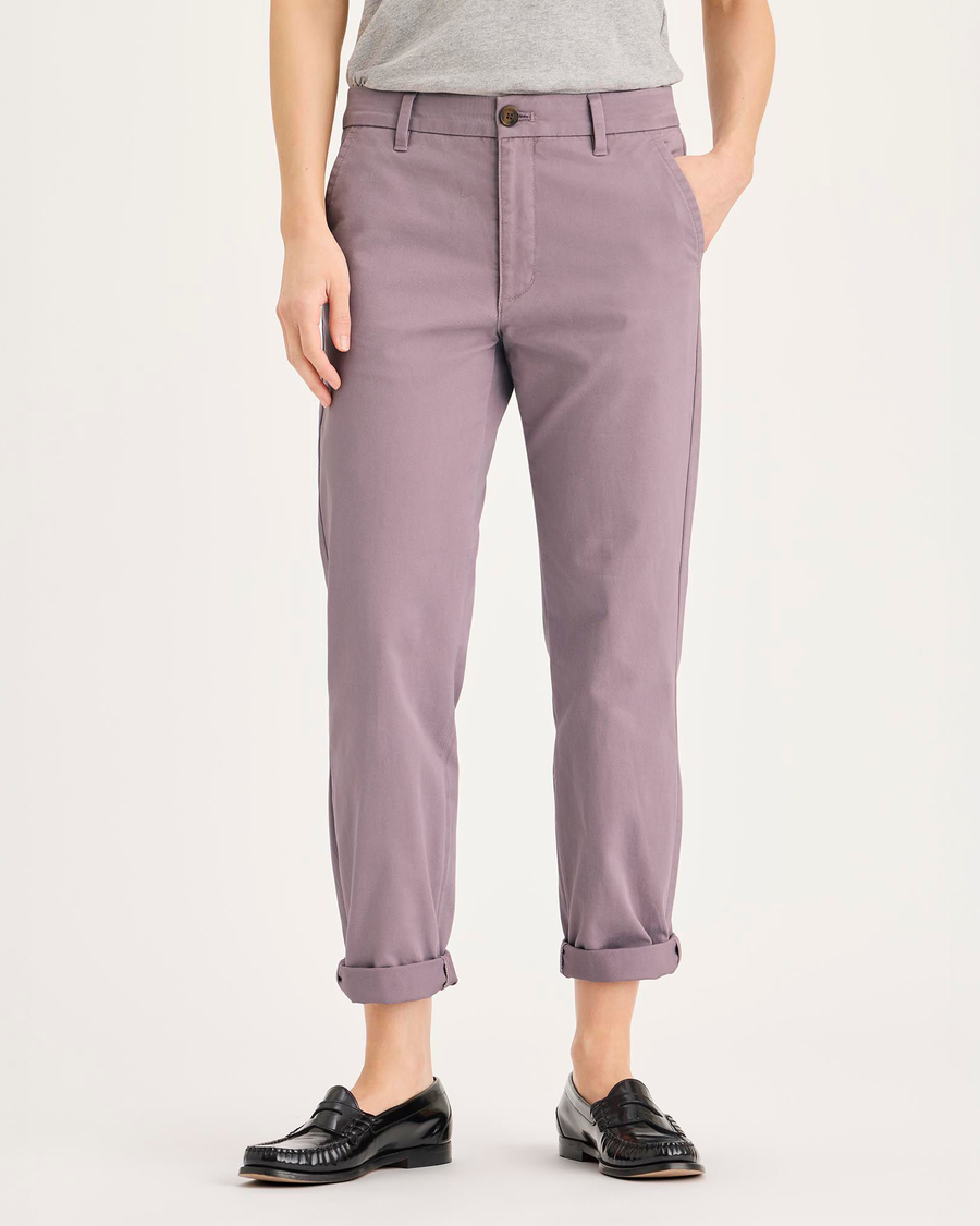 Front view of model wearing Toadstool Weekend Chino, Slim Fit.