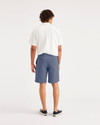 Back view of model wearing Vintage Indigo Men's Straight Fit California Shorts.