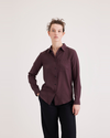 Front view of model wearing Winetasting Women's Regular Fit Original Shirt.